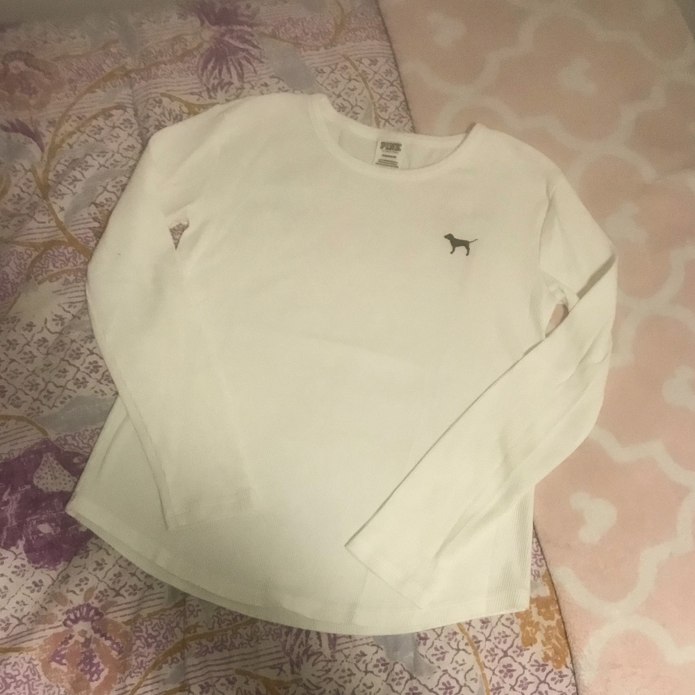 Pink Waffle Long Sleeve
